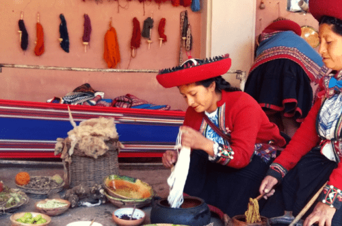 mulheres tecelãs em Cusco